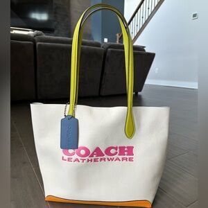 Coach Colorblock Tote -NWOT